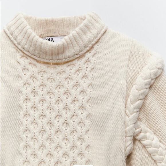 Zara Shoulder Pad Sweater - Picture 5 of 11